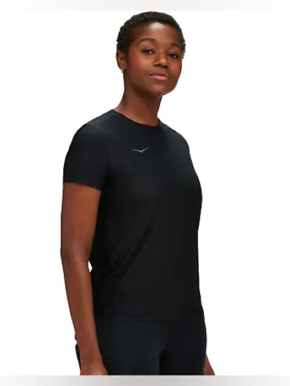 HOKA Airolite Run Short Sleeve Women’s Small (black)